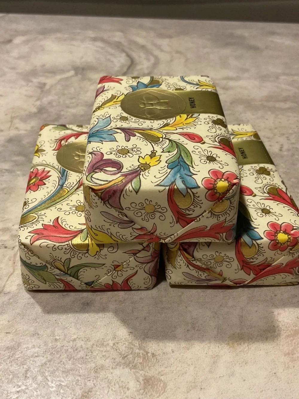3 Honey House Naturals Honey Blossom Soap Honey 3.5 oz each New